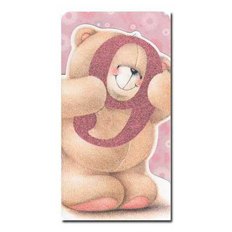 9th Birthday Forever Friends Card